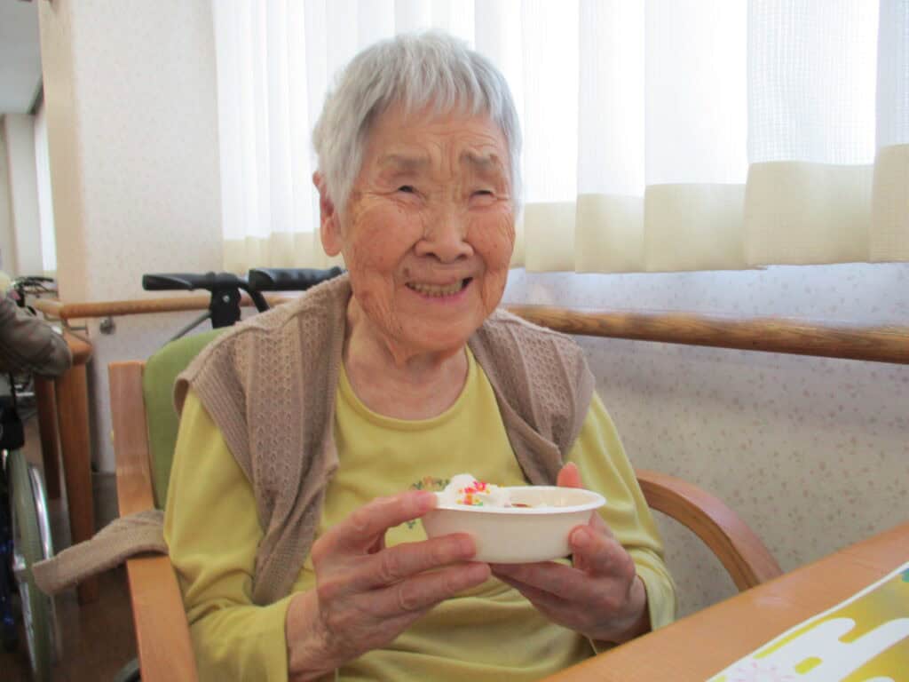 プリンアラモードを食べました！